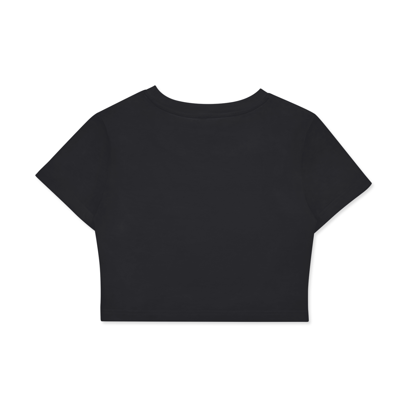 Black Drip Crop Top