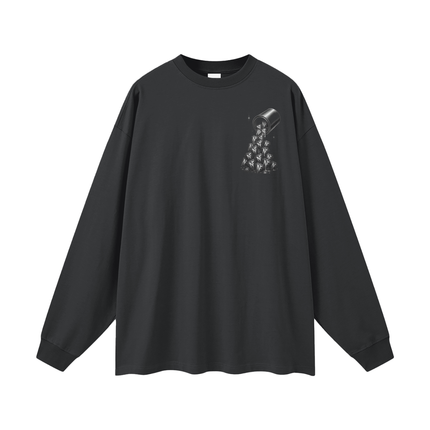 Black Drip Long Sleeve
