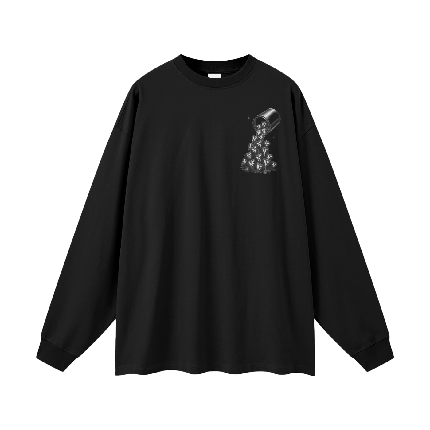 Black Drip Long Sleeve