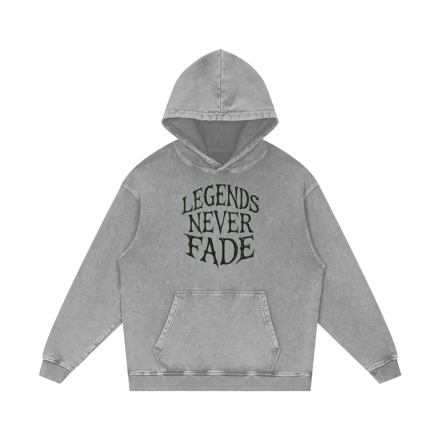 Acid Bone Wash Hoodie