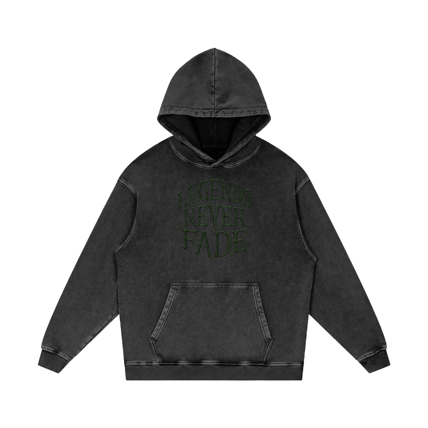 Acid Bone Wash Hoodie