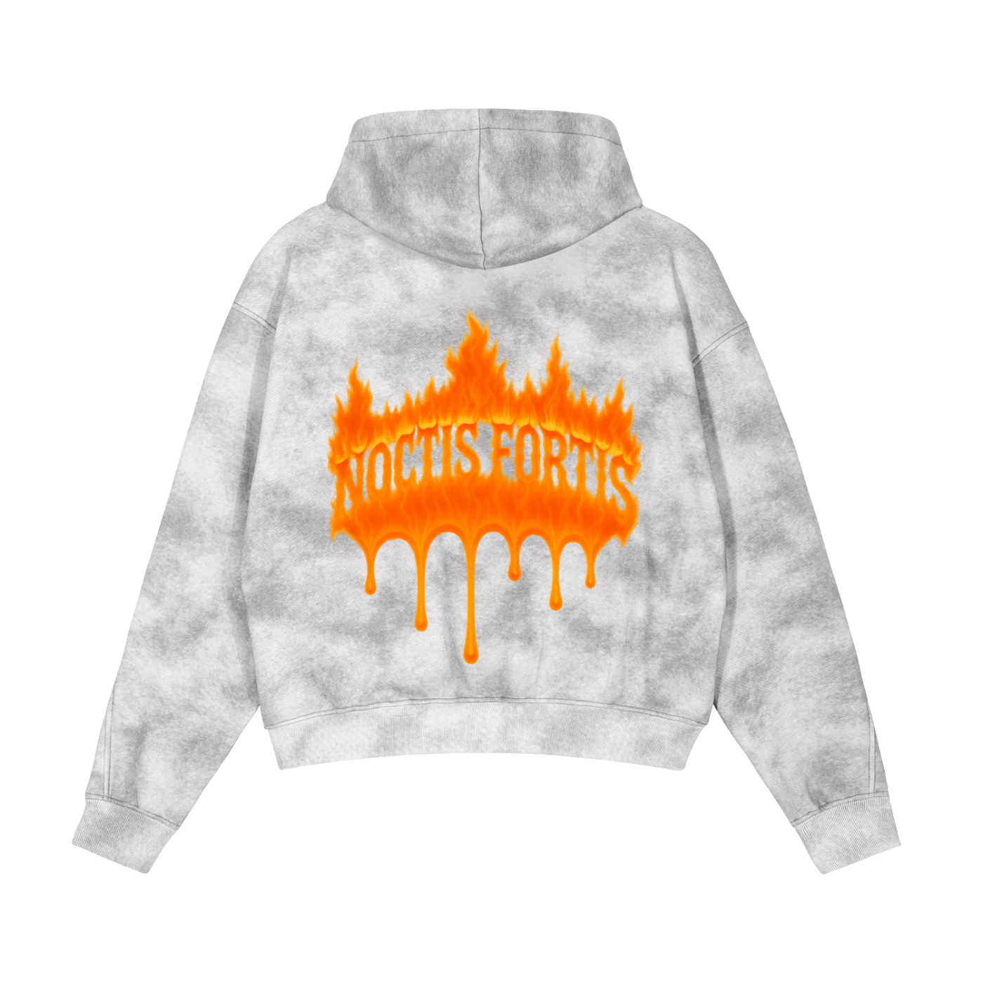 Flaming Dirty Zip-up Hoodie