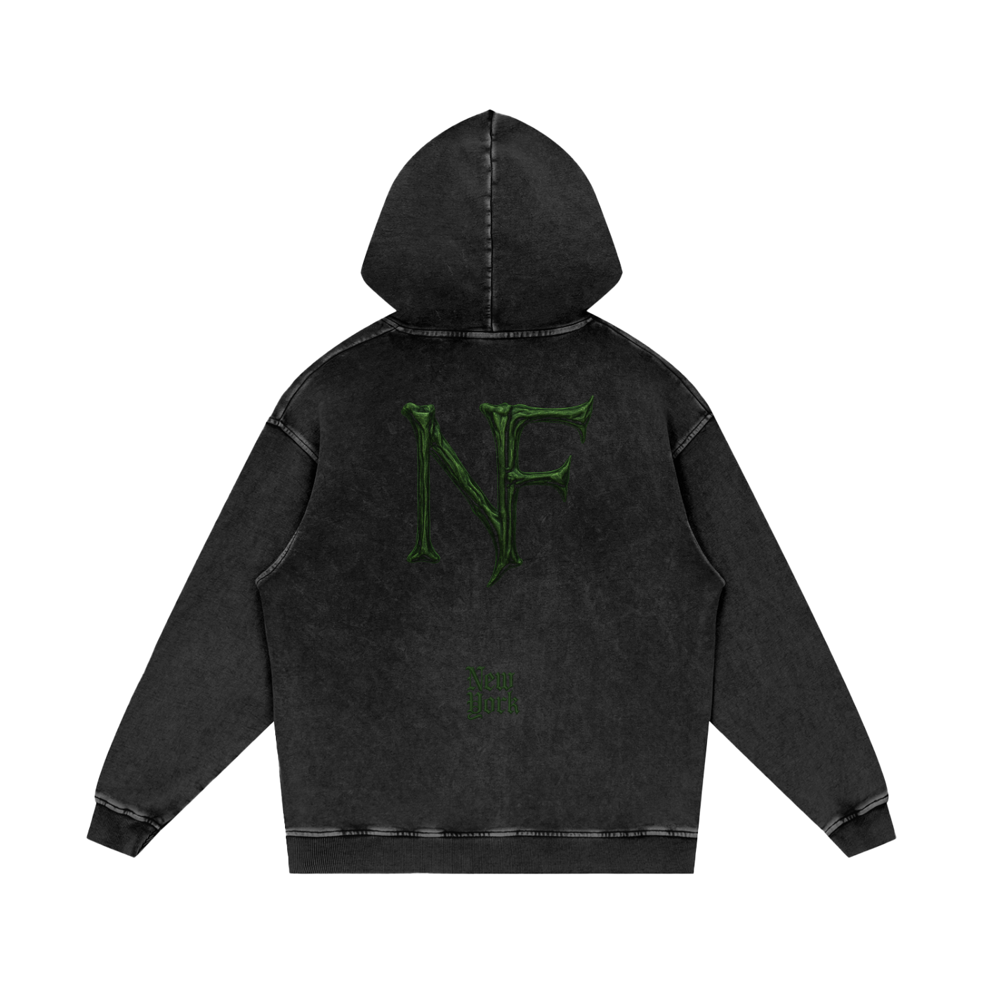 Acid Bone Wash Hoodie