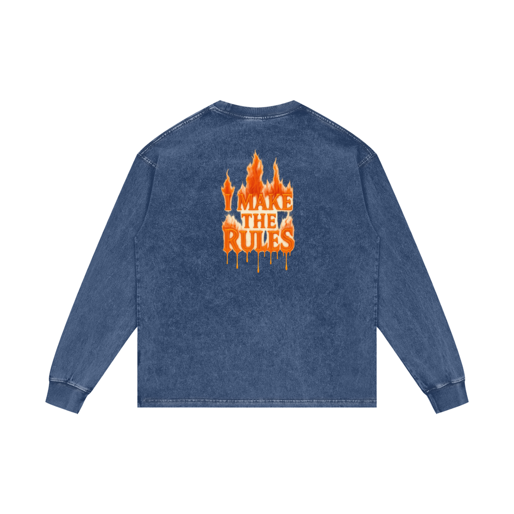 Acid Wash Long Sleeve