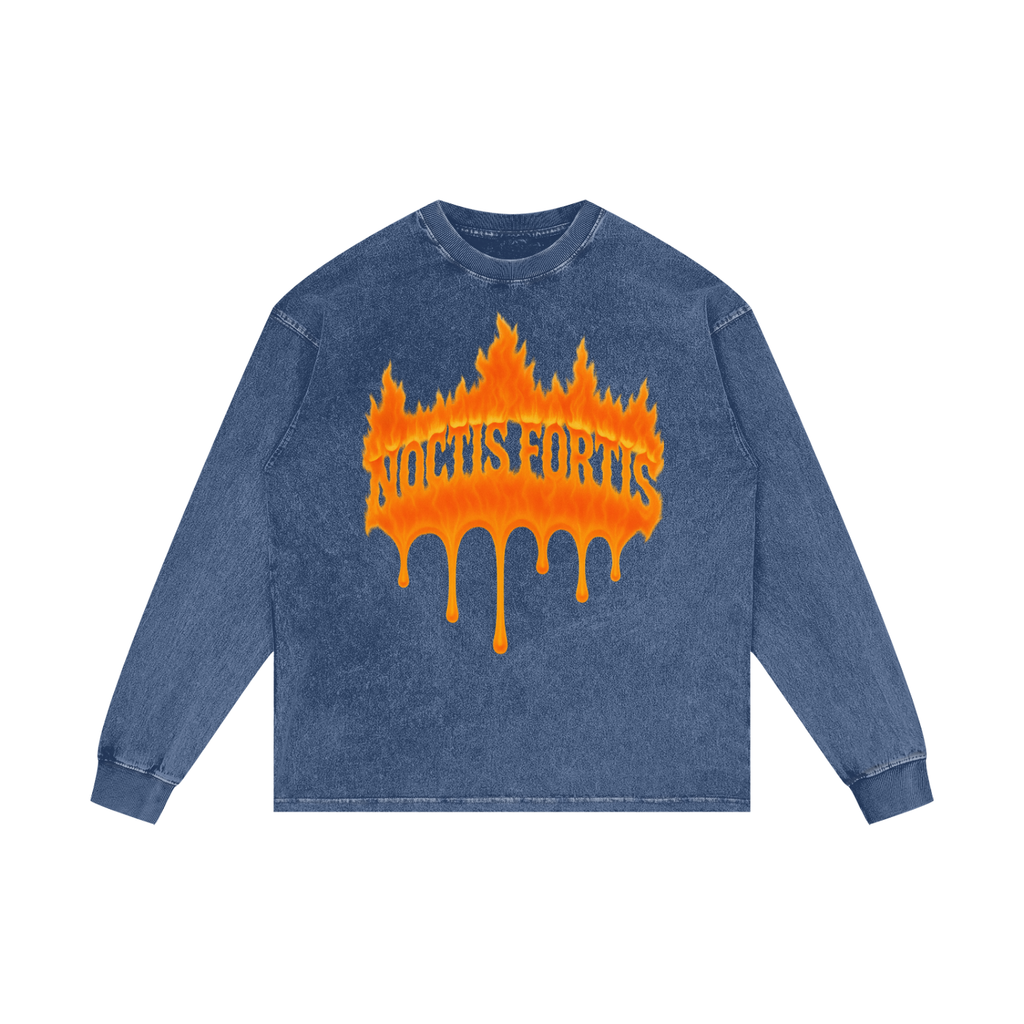 Acid Wash Long Sleeve